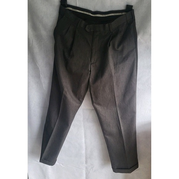 perry Ellis portfolio‎ mens dress pant gray 38 30 - Picture 1 of 7